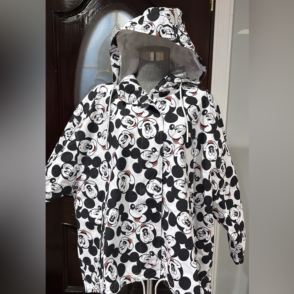 Disney Mickey Mouse Hooded Raincoat - Unisex - NWT!!